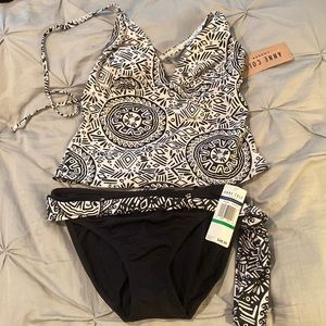 Anne Cole Locker Swim Separates Size L